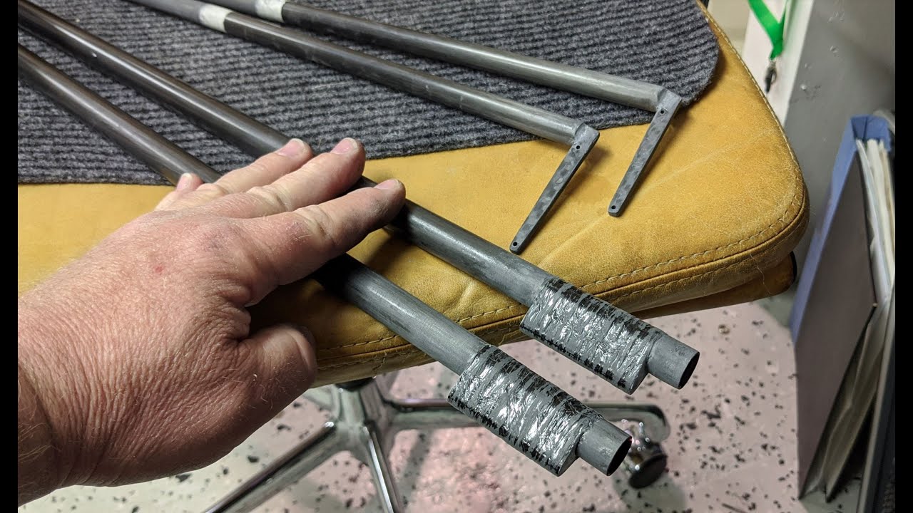 Making a 97 inch 3 piece carbon fiber mast for RC sailboat