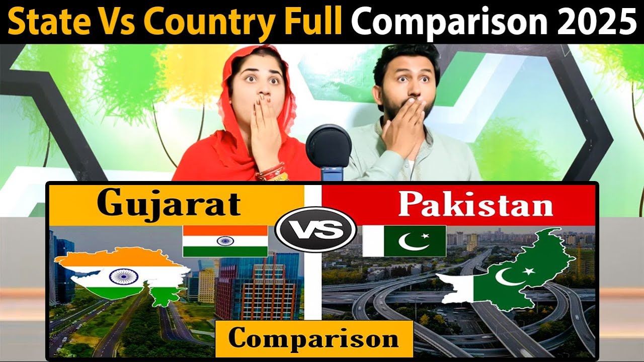 Gujarat Vs Pakistan | State Vs Country Comparison 2025 Pakistani Hindu Reaction