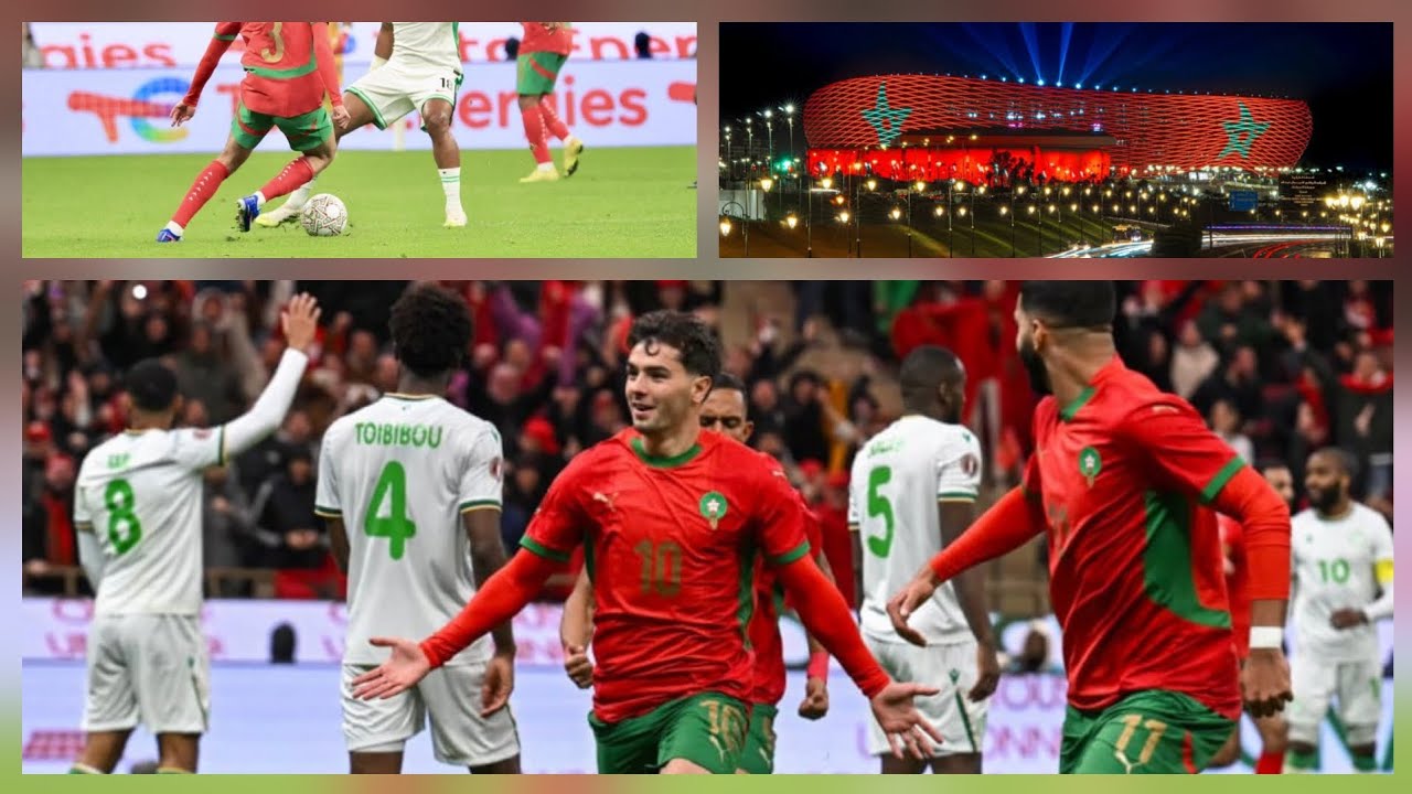 مبارة القدم المغرب ضد نجيريا تمت في احسن الاجواء  
