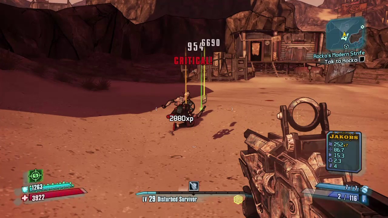 Borderlands 2 assassin gets legendary weapon hammer buster