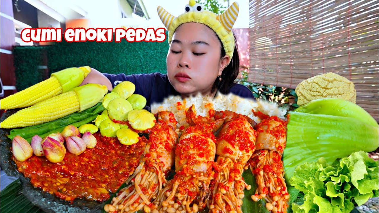 SUDAH LAMA TAK MAKAN CUMI‼️ AKHIRNYA MAKAN CUMI ENOKI MEDOK PEDASNYA 🔥🔥 