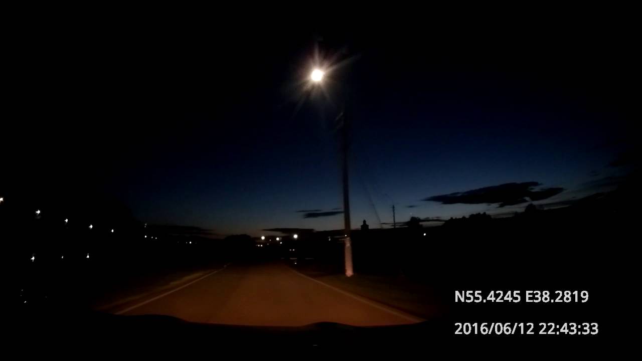Driving in Moscow region: Бронницы 12/06/2016 (timelapse 4x)