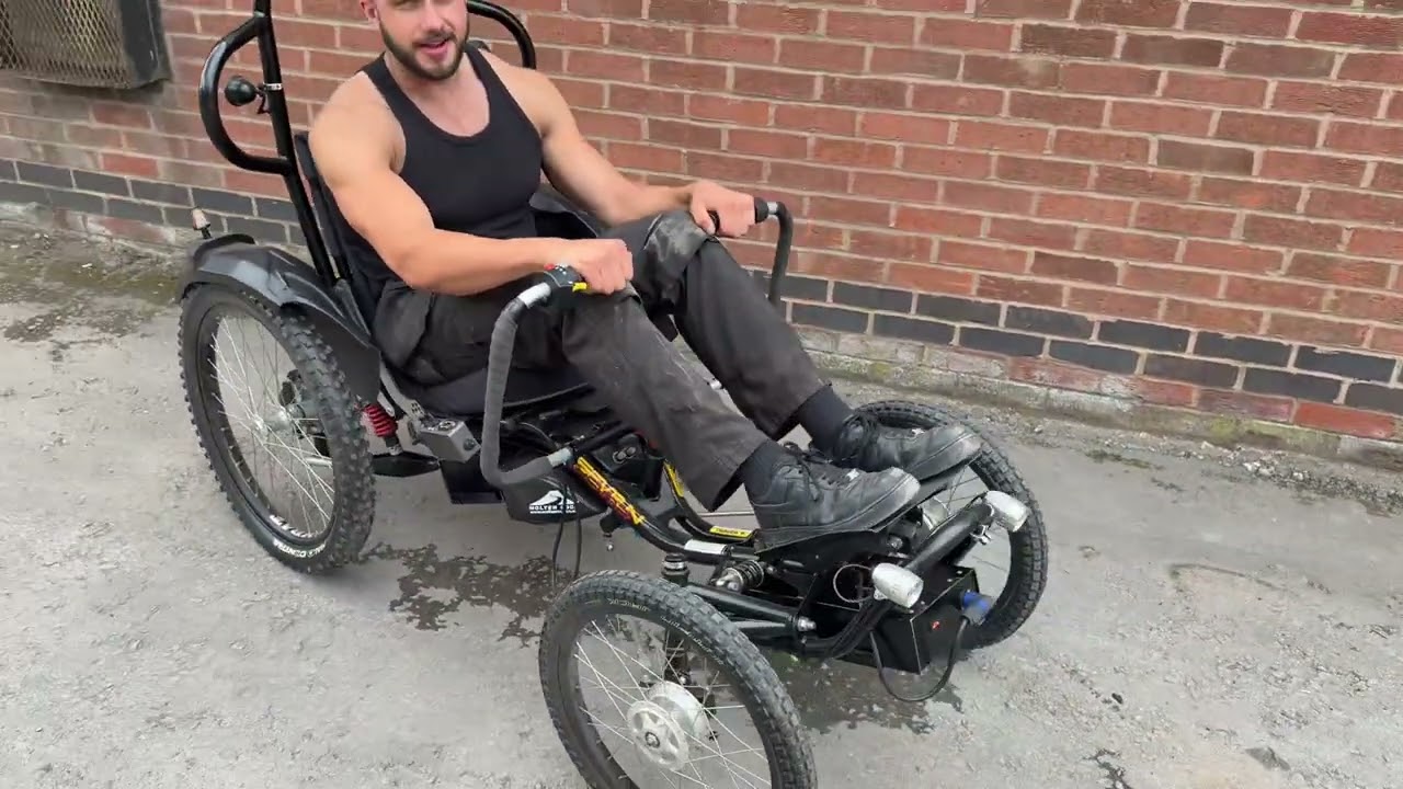 Boma 7 Electric Wheelchair Offroad All Terrain Buggy Disability Demonstration and Review