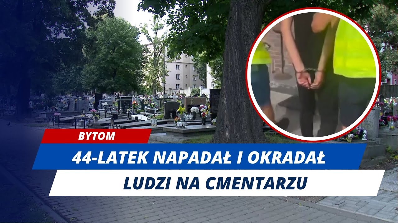 Napadał na ludzi odwiedzających cmentarze! Grozi mu 15 lat więzienia