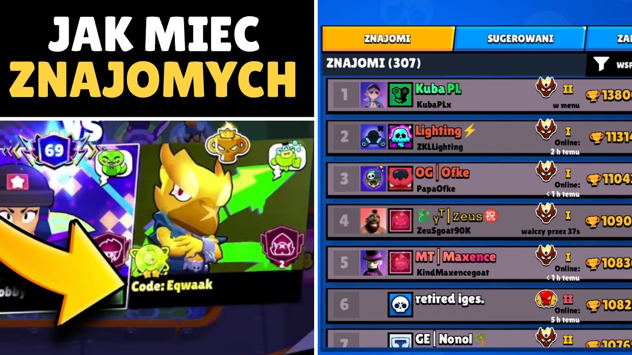 5 SPOSOBÓW JAK MIEĆ DUŻO DOBRYCH ZNAJOMYCH W BRAWL STARS