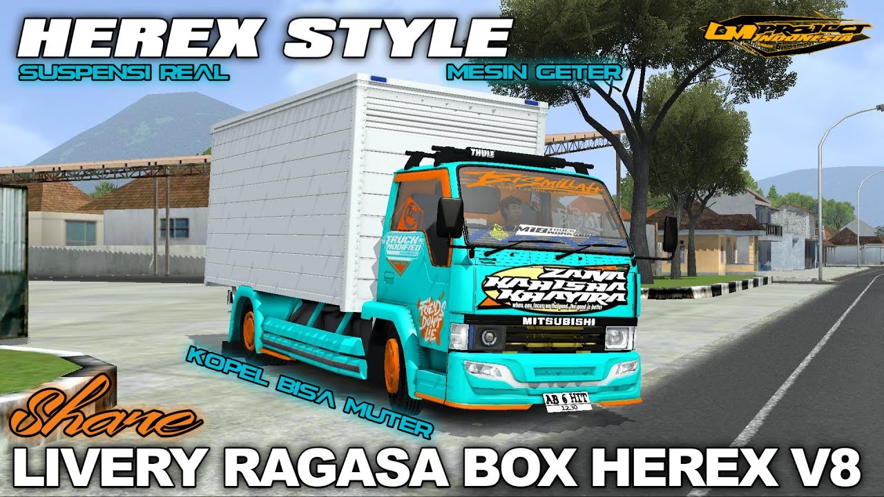 BOX HEREX‼️🔥SHARE MOD & LIVERY TRUK RAGASA BOX HEREX STYLE V8 || MOD BUSSID TERBARU