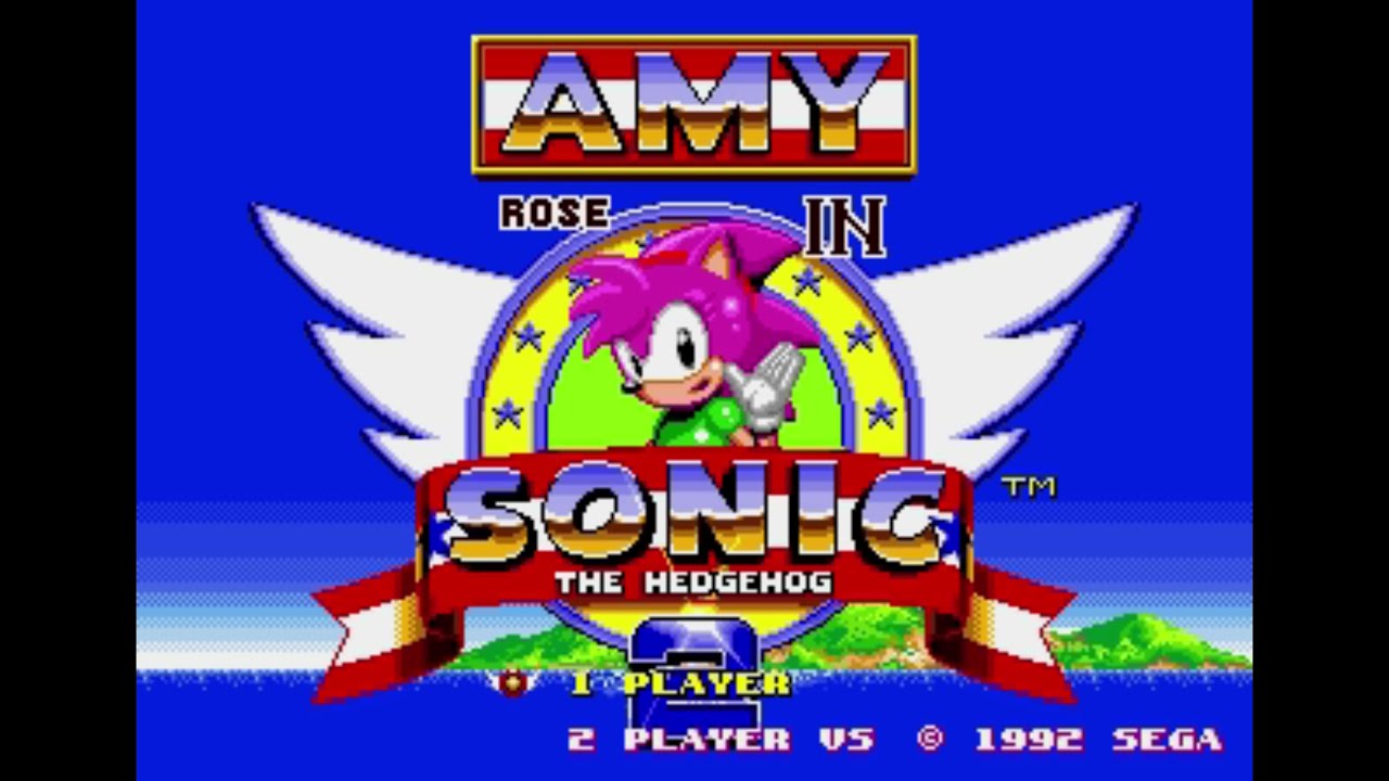 Sonic Hack Longplay - Amy Rose in Sonic the Hedgehog 2 (Rev 1.7.1)
