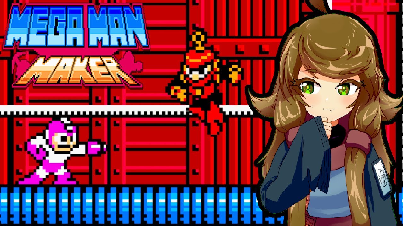Blu-Chan Plays Mega Man Maker for the First Time!