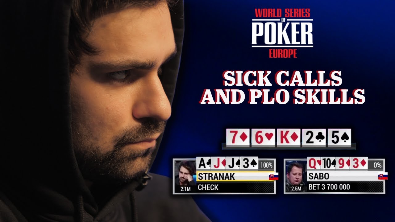 Watch these sick calls and poker skills of the 2021 WSOPE €2K PLO event winner!