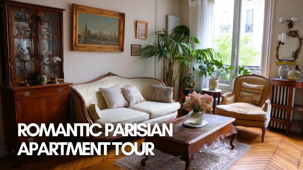Romantic Parisian Apartment Tour | Best Furniture for Tiny Apartments