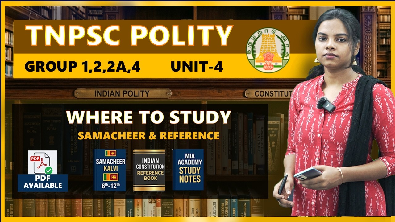 TNPSC Polity எங்கிருந்து படிக்கலாம்? | Group Exams Strategy
