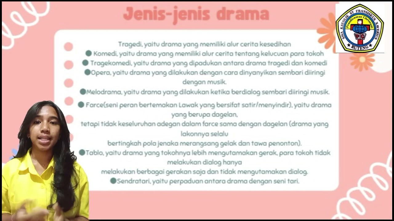 Tugas(Bahasa Indonesia) menjelaskan materi Drama kelas XI.