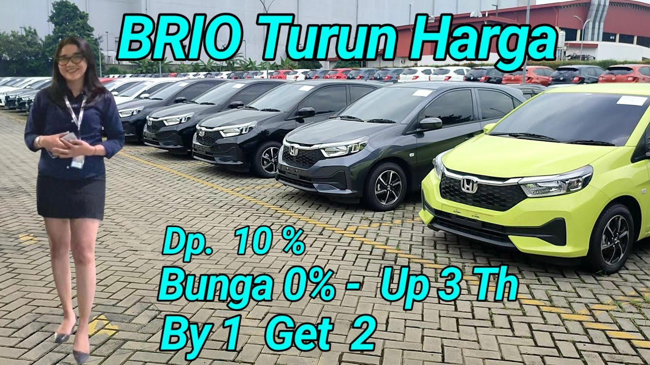 Honda Brio Kasih Diskon Puluhan Juta. Beli 1 Dapat 2. Bunga 0% X 3 Th. Promo Honda Brio, BR-V, HR-V.