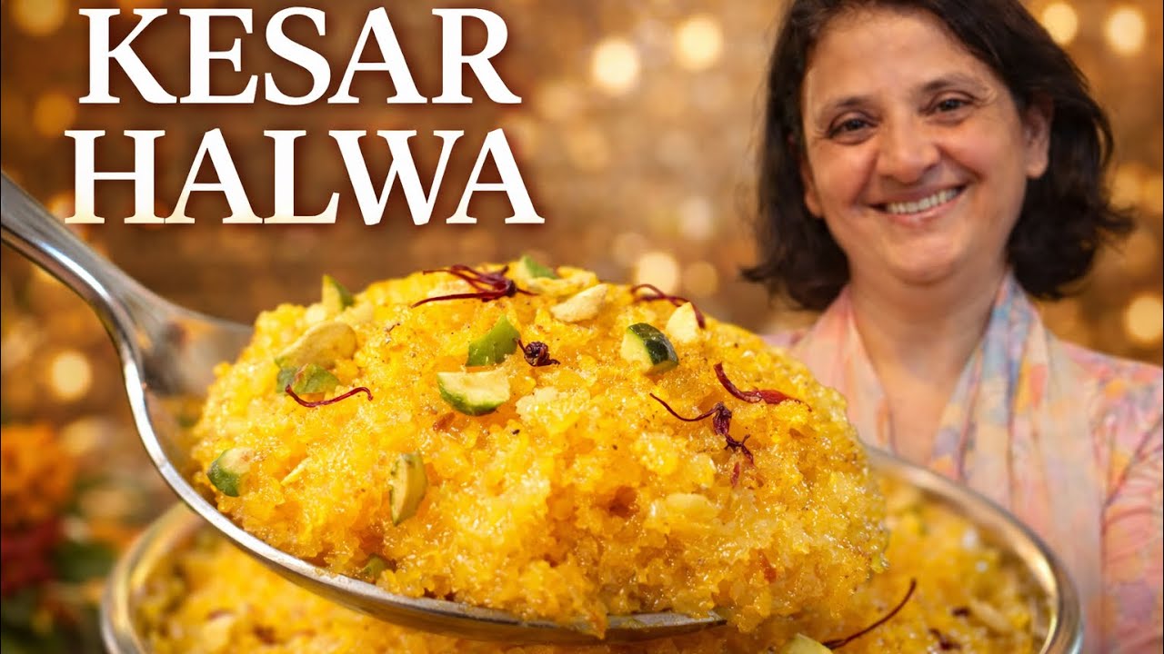 Ghar par banaye shahi Kesar Halwa ✨Bilkul soft, rich aur perfect/ एक बार बनायेंगे और बार बार खाएँगे 