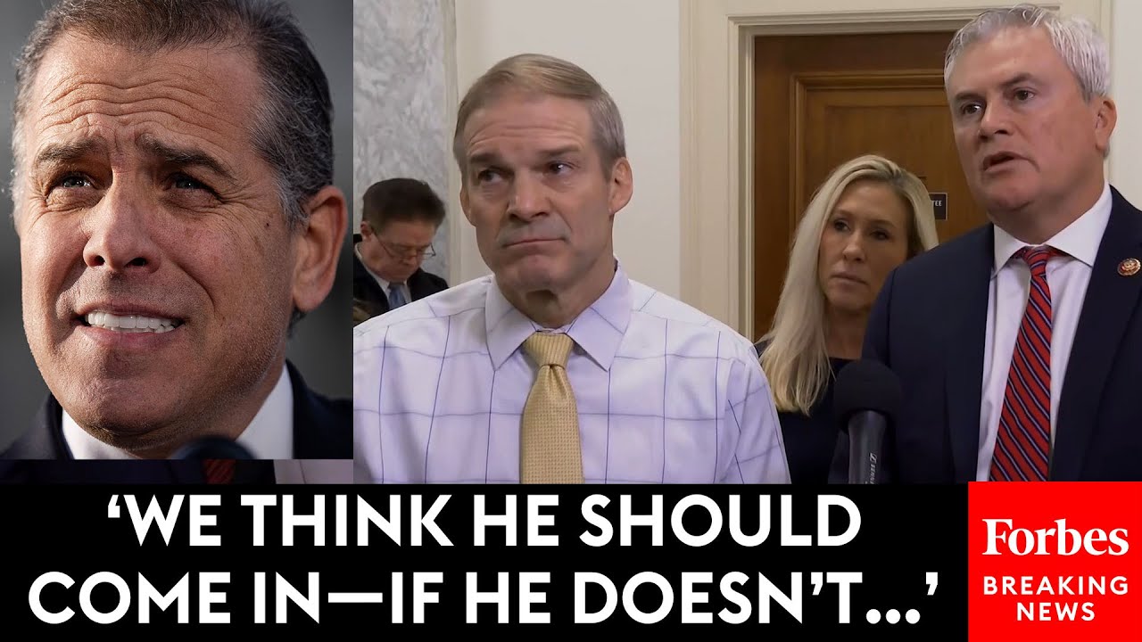 BREAKING NEWS: Jim Jordan Issues Blunt Warning Of 'Contempt Of Congress' Charge Against Hunter Biden