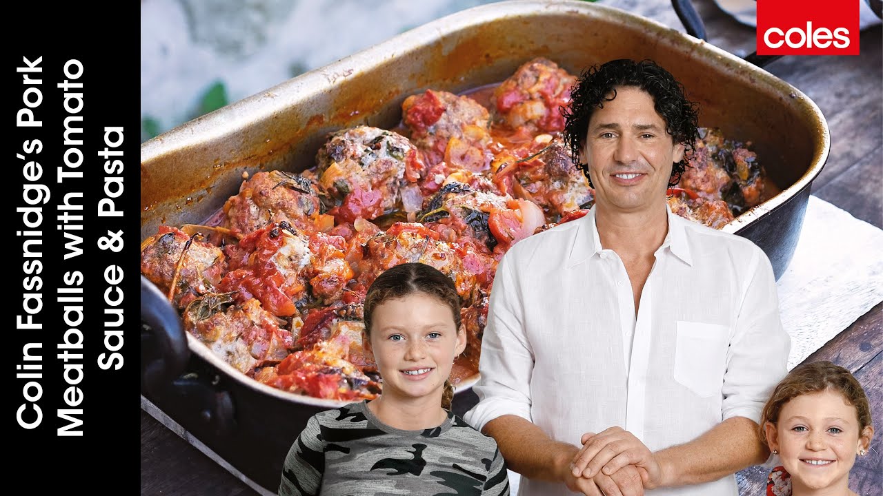 Colin Fassnidge's Pork Meatballs in Tomato Sauce with Pasta