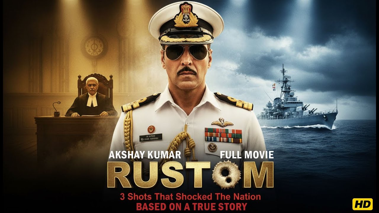 Rustom Full HD Movie | Akshay Kumar, Ileana D'Cruz | Courtroom Thriller | Hindi Crime Film
