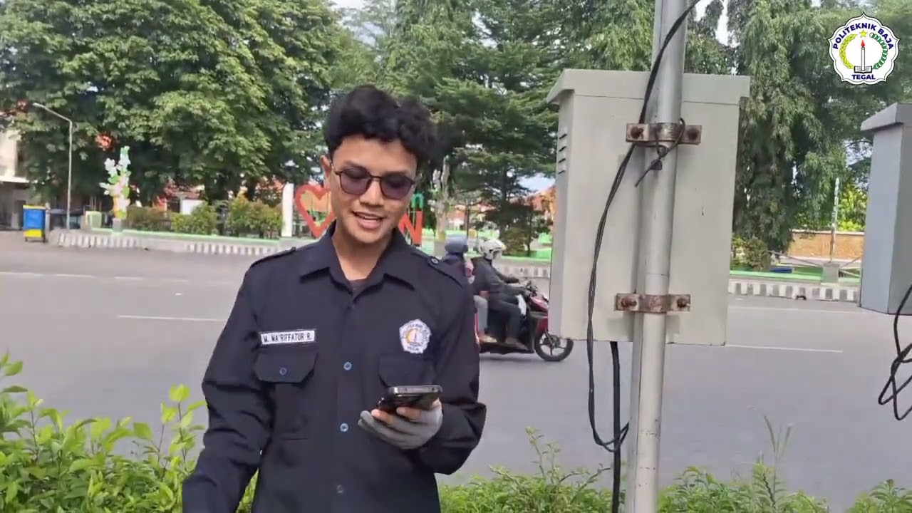 Survei penerangan lampu jalan, disekitar Tugu Poci Slawi, Kabupaten Tegal