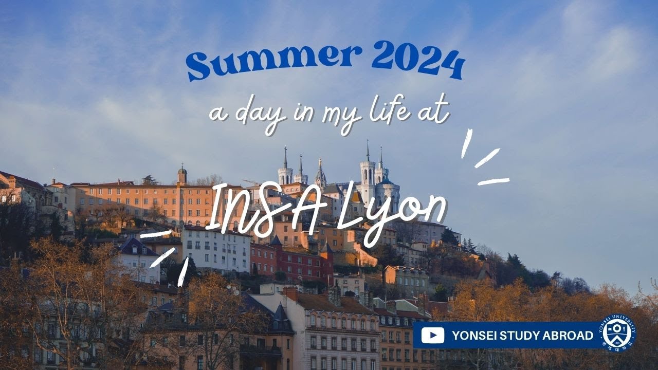 A Day in the Life of an Exchange Student at INSA Lyon 🌍│2024 Summer VLOG #8 🎥