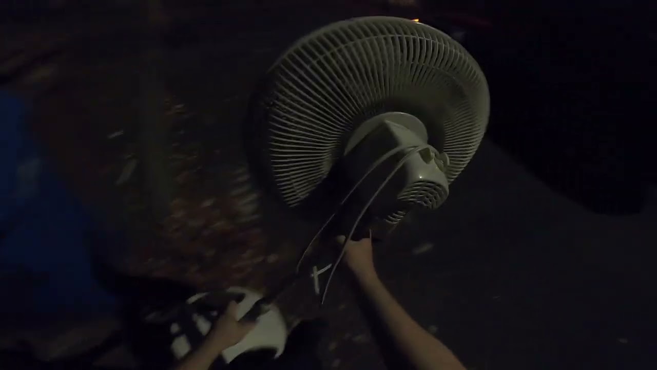 Late Night Fan Find In The Trash