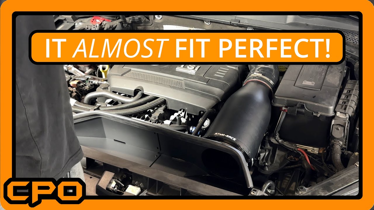 AToM Race V2 Intake Install - 2019 Golf R - Blaze Performance