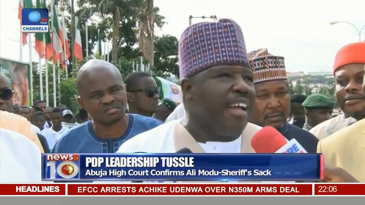 Abuja High Court Confirms Ali Modu Sheriff's Sack