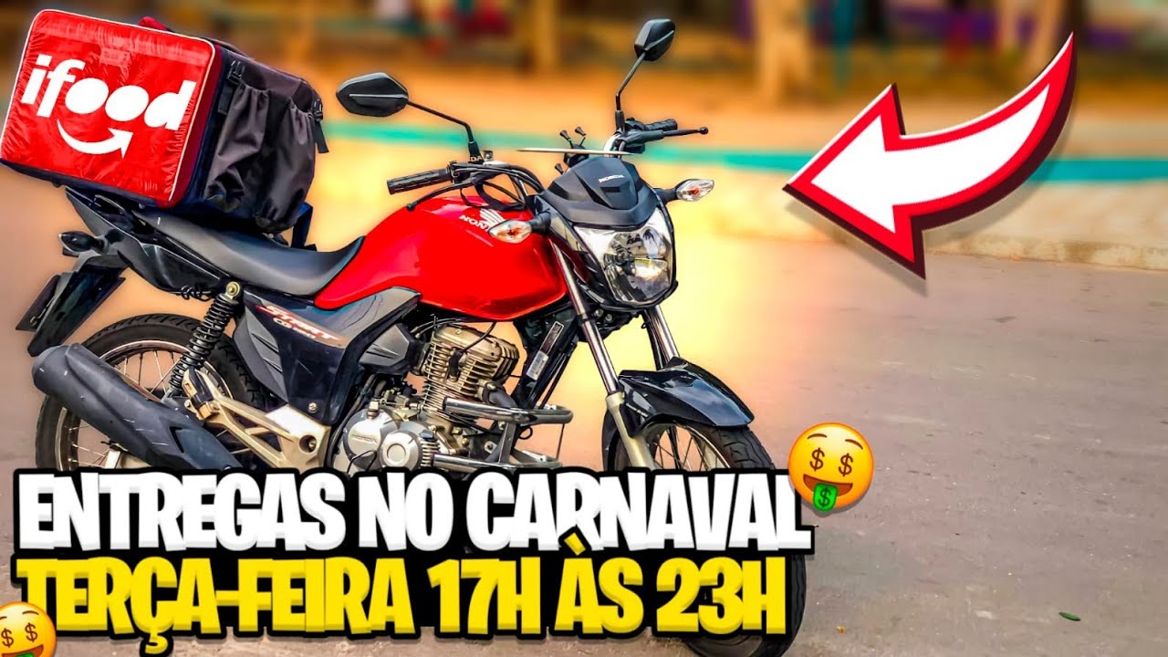 FIZ ENTREGAS DO IFOOD NO CARNAVAL, QUANTO EU GANHEI? 🤑