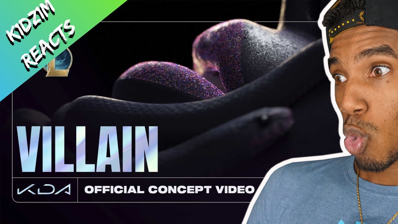 K1dZ1m Reacts To K/DA - VILLAIN  (Official Concept Video - Starring Evelynn) Dancer/Gamer Reaction