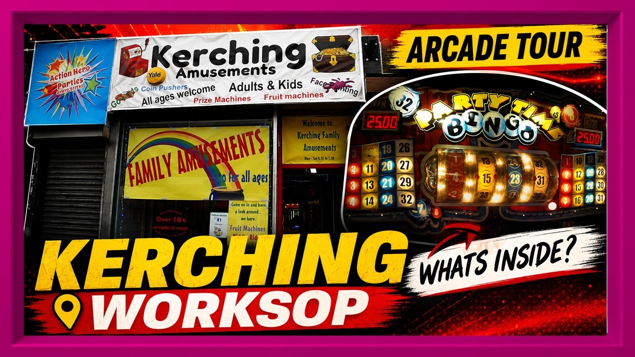 UK SLOTS: KERCHING AMUSEMENTS WORKSOP ARCADE TOUR