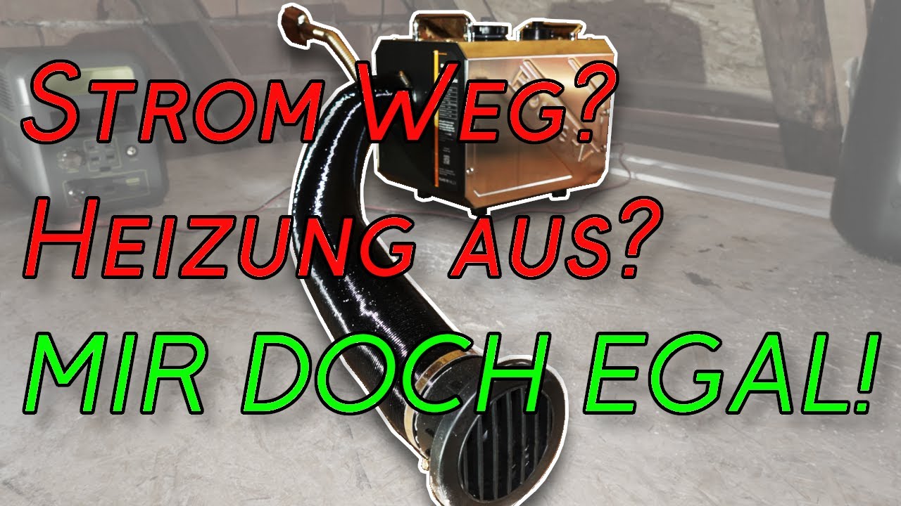 Notheizung, Blackout, Bouge RV Dieselstandheizung für autarkes Heizen #krisenvorsorge