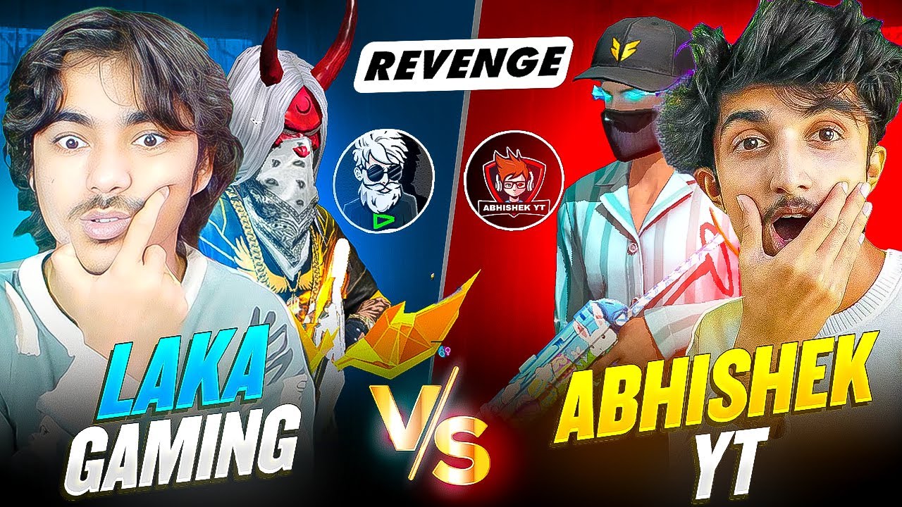 Laka Gamer vs @-ABHISHEK_YT 😱 1 vs 1 Revenge Time❓ Garena Freefire