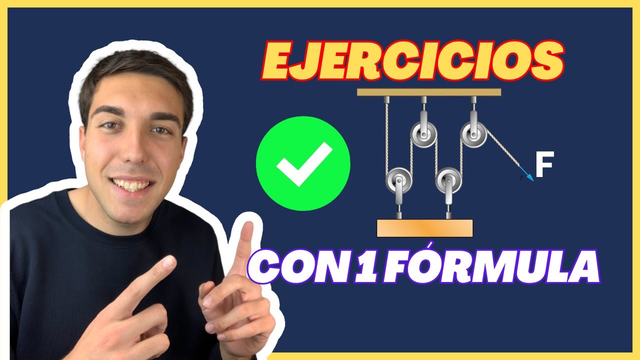 🔥APRENDE  a RESOLVER Ejercicios de Polipastos (con Problemas Resueltos PASO A PASO)