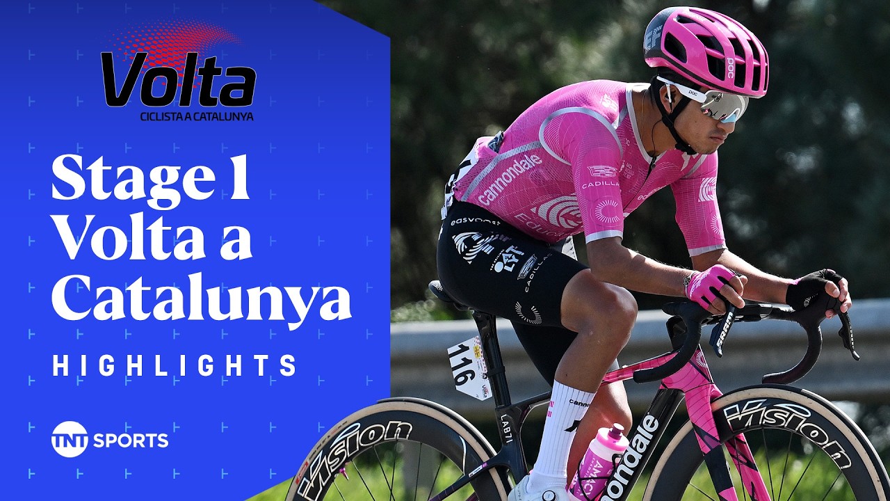MEGA SPRINT! 🔥 | Men's 2026 Volta a Catalunya Stage 1 Race Highlights | TNT Sports Cycling