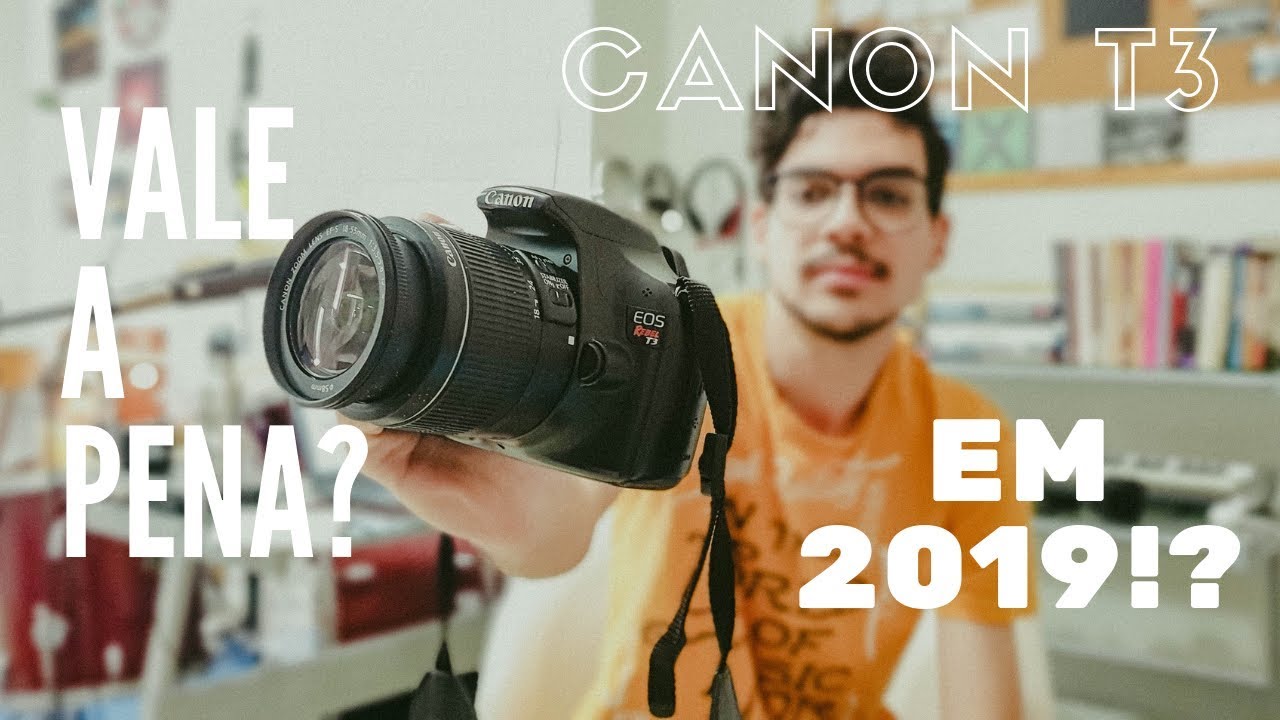 (2019) FAST REVIEW Canon T3 - Excelente Câmera Inicial - (VIDEO TEST) 18-55mm e 50mm