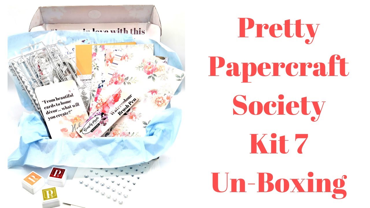 IT'S HERE!!! Papercraft Society Kit 7