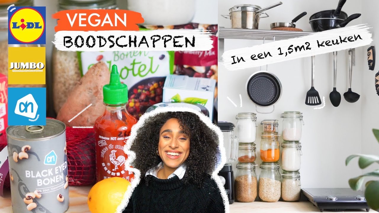 STANDAARD VEGAN BOODSCHAPPEN IN 1,5m2 KEUKEN | Coeshi Vanderpuye