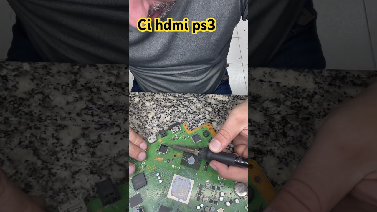 Troca ci hdmi ps3. #ps3 #sony