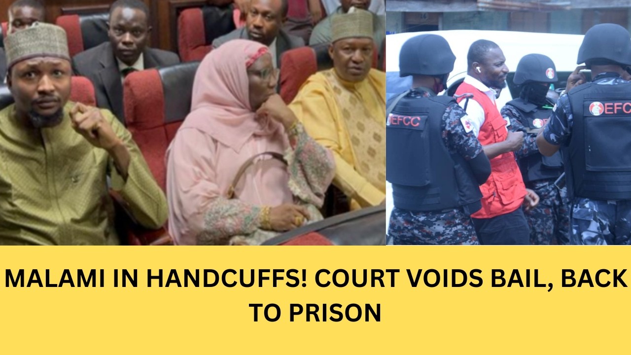 MALAMI In HANDCUFFS TODAY As Court VOIDS BAIL And Sends Him WIFE And SON To PRISON