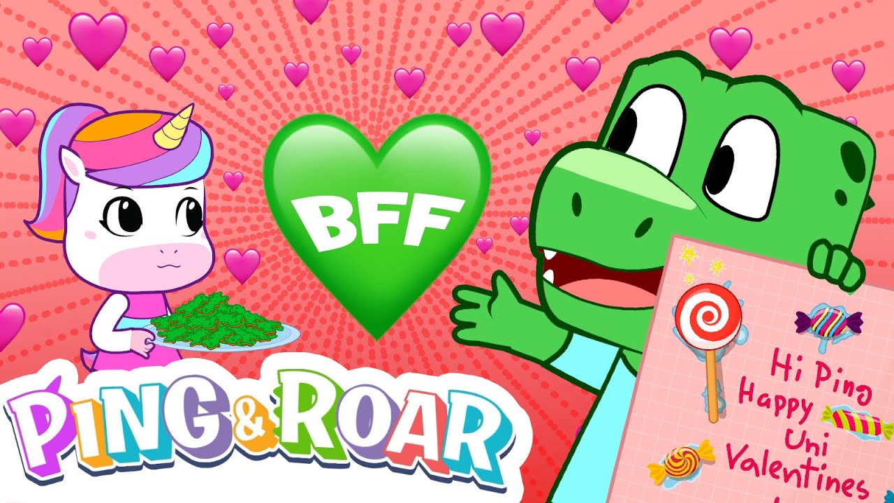 💞 Love is in the Air! 💞 | Cartoons for Kids | Unicorn and Dinosaurs | 17