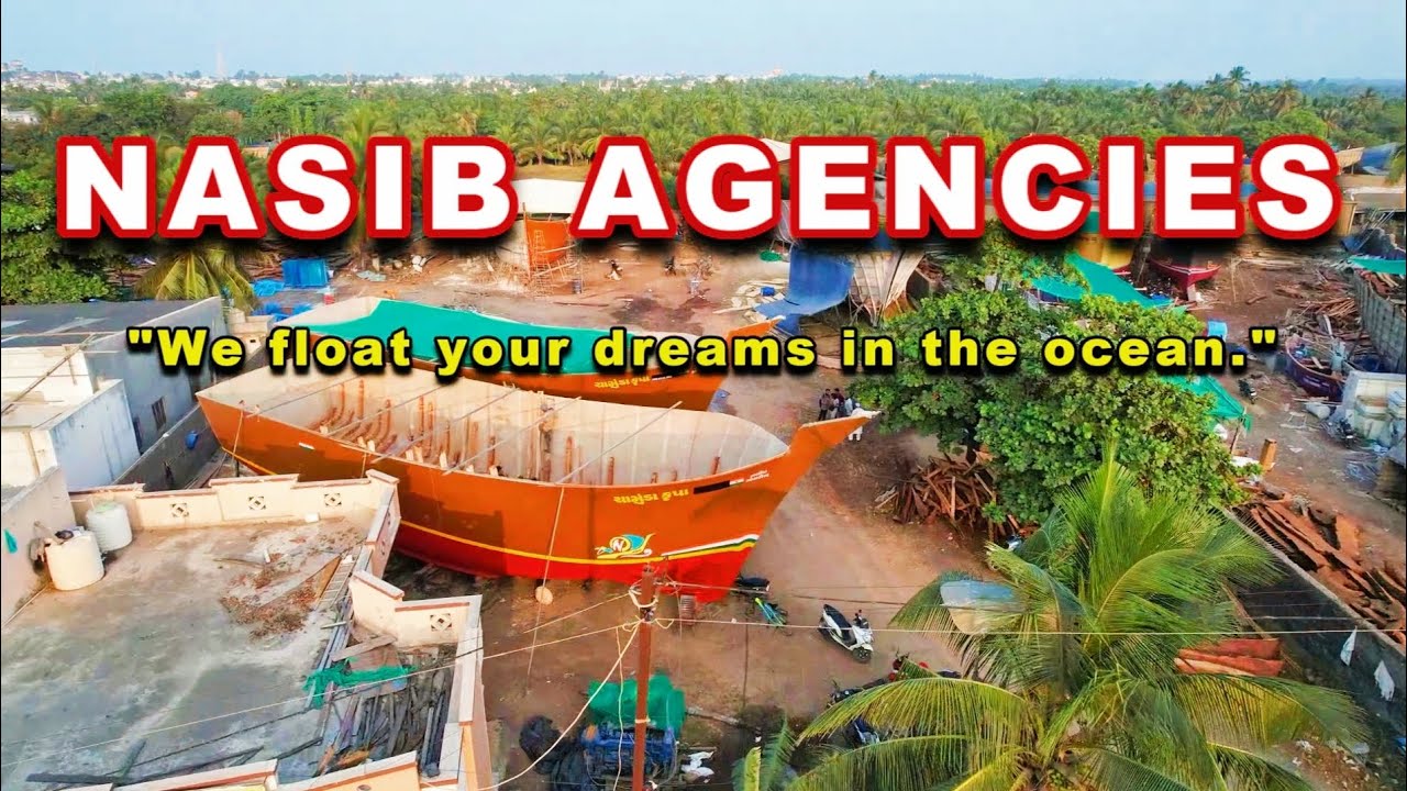 NASIB - AGENCIES MANGROL/FIBER GLASS BOAT BUILDING YARD/GUJRAT #fiberglass#fishing #pmmsy #trending 