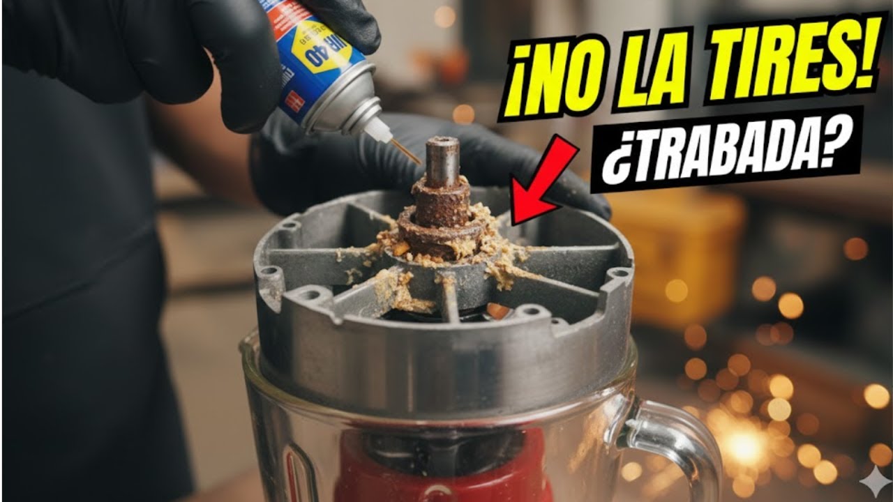 ¡NO LA TIRES! Cómo revivir una licuadora frenada (Guía Pro)