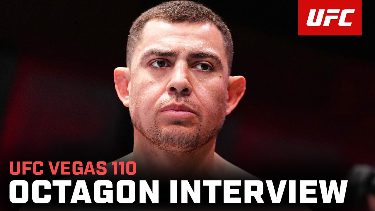 Интервью Стива Гарсии в октагоне | UFC Vegas 110