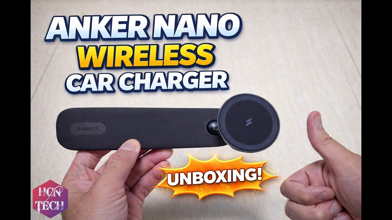 Anker Nano Wireless Car Charger A2216 – Black | Unboxing & Car Test