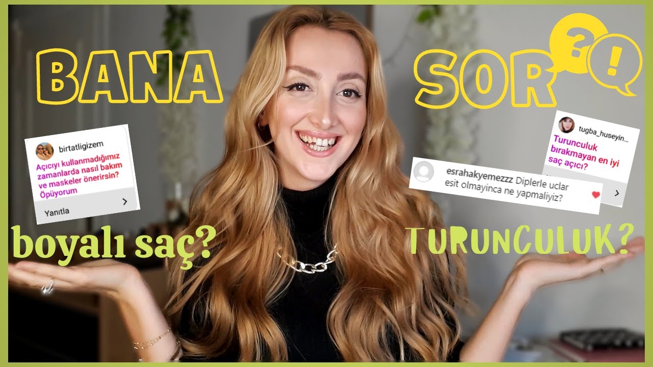 Saç Açıcı Sprey Hakkındaki Sorularınızı Yanıtlıyorum! | turunculuk, boyalı saça & kaşa uygulanır mı?