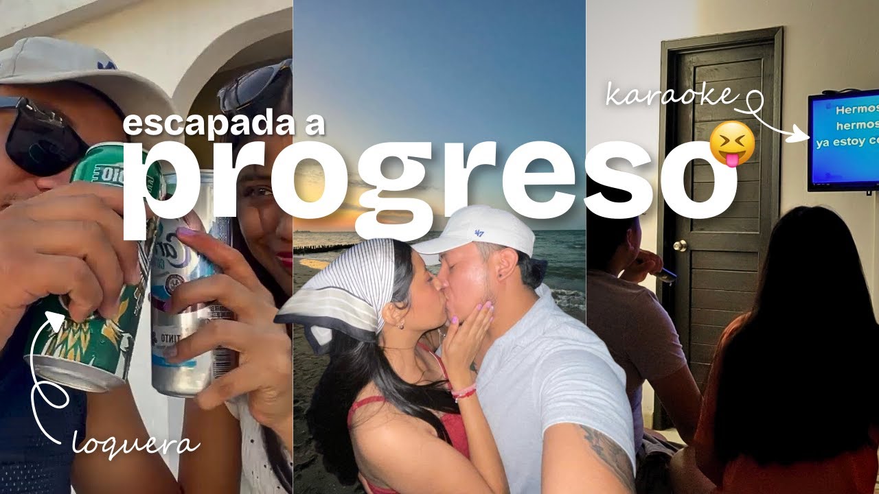 2 DÍAS en Progreso con mi novio | Karaoke, playita y más 🎤🌊