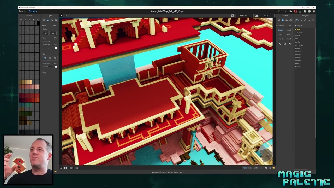 Magic Palette Tutorial: Building and Preparing Voxel Level Designs