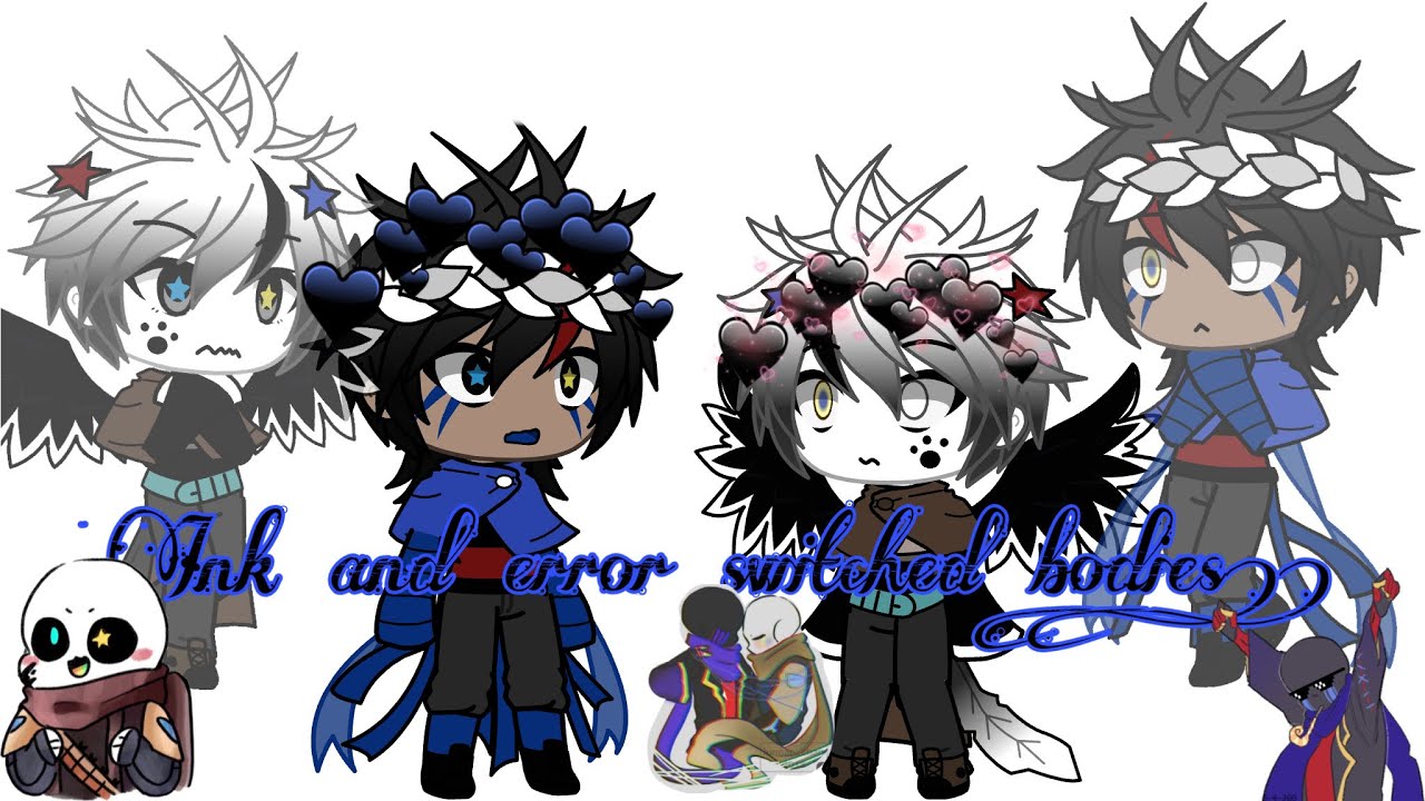 if ink and error switched bodies || part 1 || wolfiewolf
