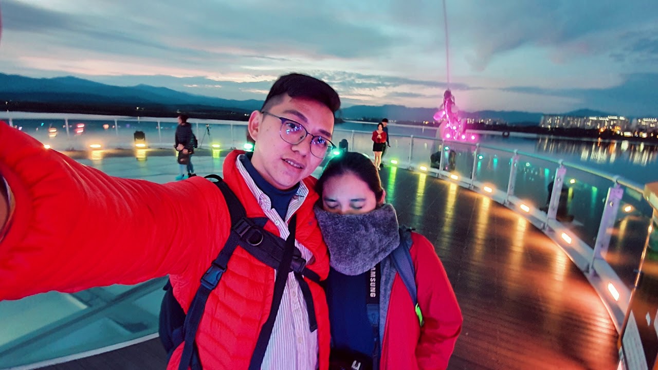 I Made Her Walk On Transparent Walkway And... | Soyanggang Skywalk Chuncheon
