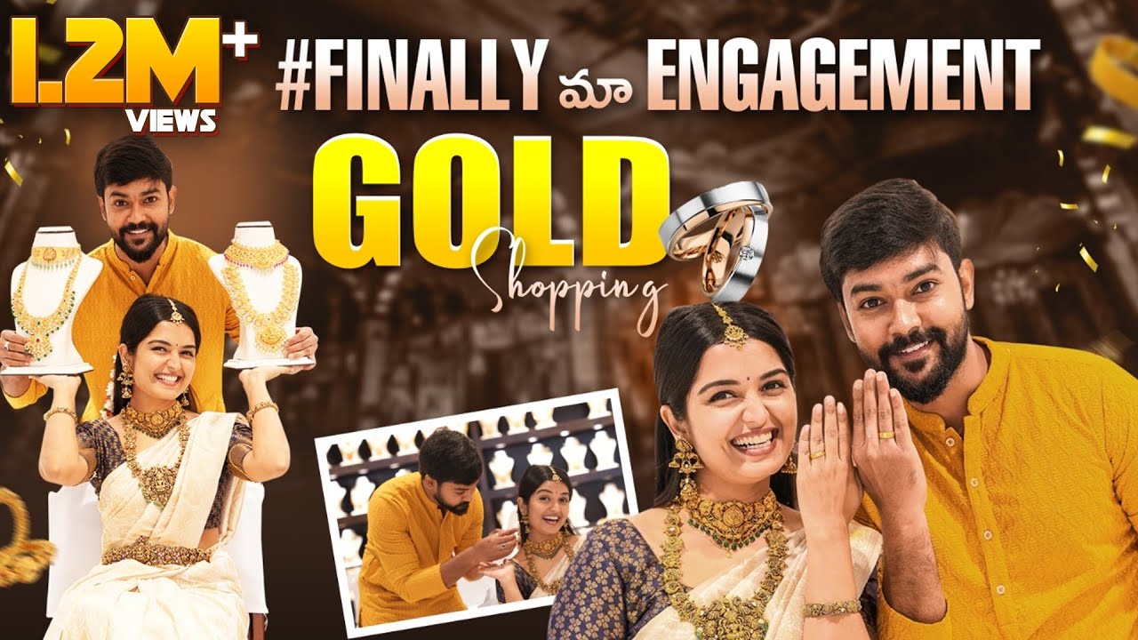 Finally Maa ENGAGEMENT Gold Shopping🤴🏻👸🏻(Shivakumar Marihal & Priyanka MJain) ||Never Ending Tales||