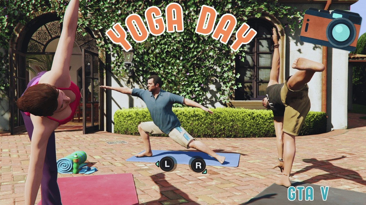 Did Somebody Say Yoga? 🧘‍♂️😂 | Michael’s Peaceful Start Turns Into Chaos! | GTA 5 PS5